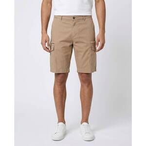 NEW PESERICO cotton cargo shorts in sand